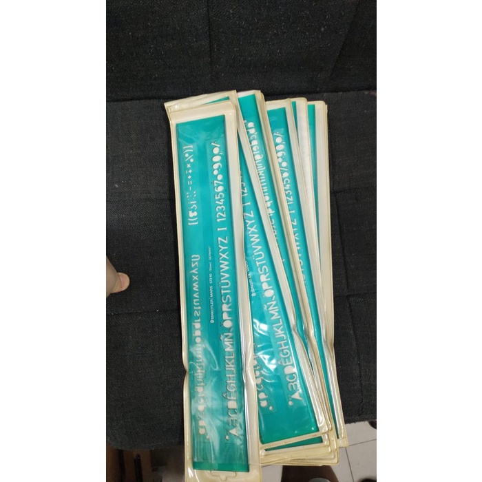 

*#*#*#] penggaris mal huruf 1 cm 1.0 staedler made in germany