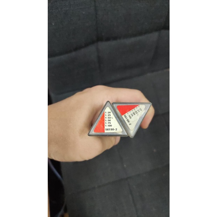 

Produk Terbaik] penggaris skala staedler 1:20 1:25 1:33 1:50 1:75 1: 100 made in germ