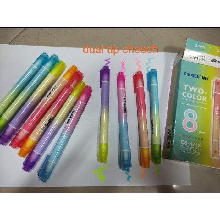 

:::::::] highlighter chosch dual tip satuan cs h713