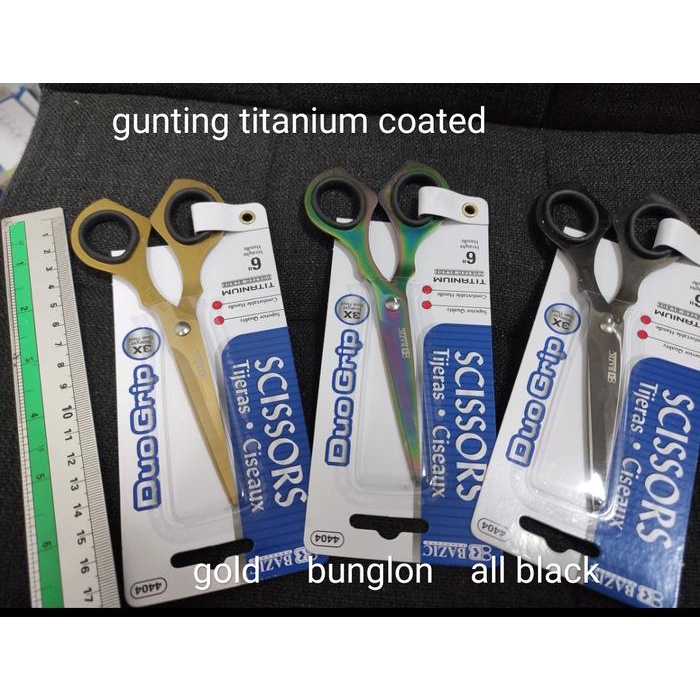 

Buruan beli] gunting titanium bazic ukuran 6 inch produk usa