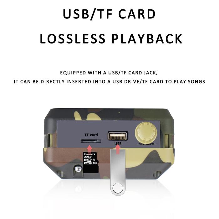 Bird Caller/Speaker Buruan Bluetooth/Pemanggil Buruan 48W Di Lengkapi Mic Fokus Pada Pemandu