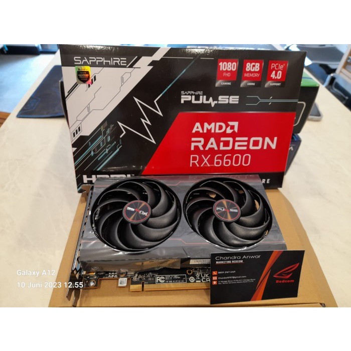 [Expert] VGA AMD SAPPHIRE RX 6600 / RX6600 8GB PULSE