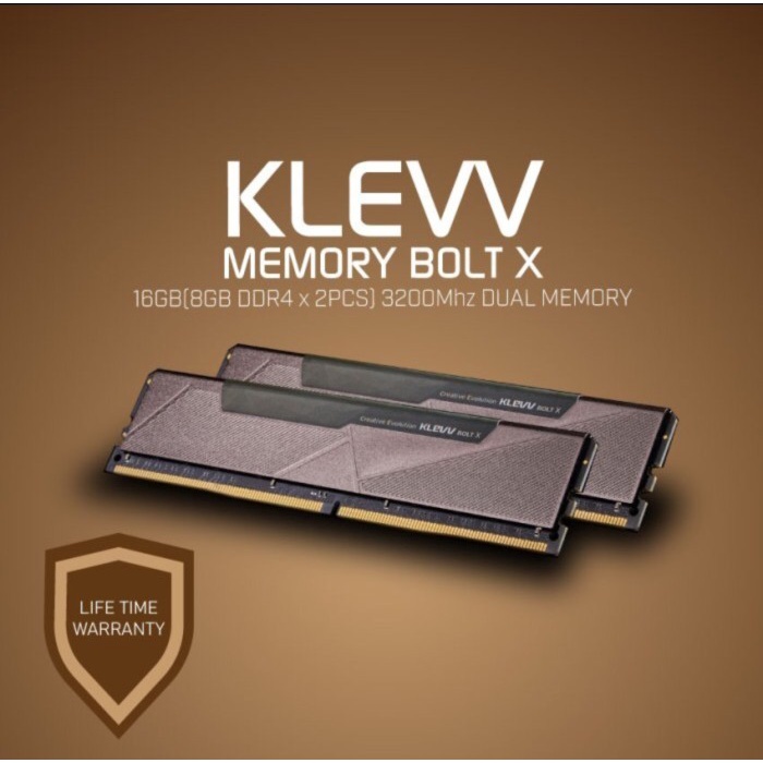 [Expert] KLEVV DDR4 BOLT X Series 3200 Mhz 16GB