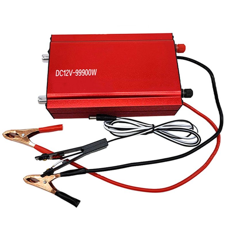 DC12V-99900W Dual Variable Inverter Head High Power 12V Multifunction Convenient Smart Battery Boost