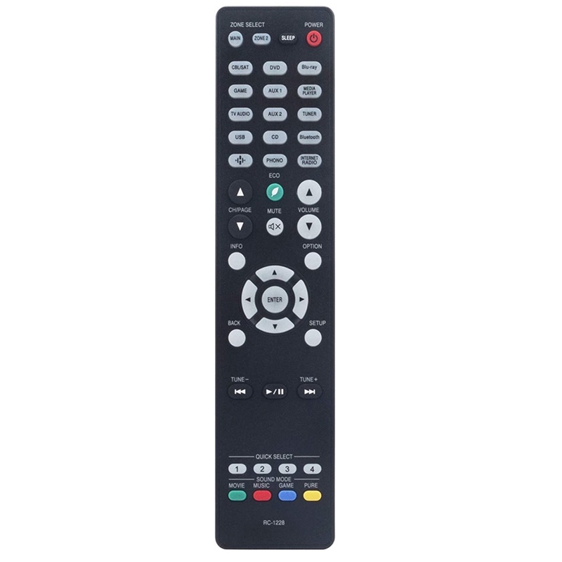 RC-1228 Remote Control Replace for Denon Integrated Network AV Receiver AVR-X3600H AVR-X2600H AVR-S9