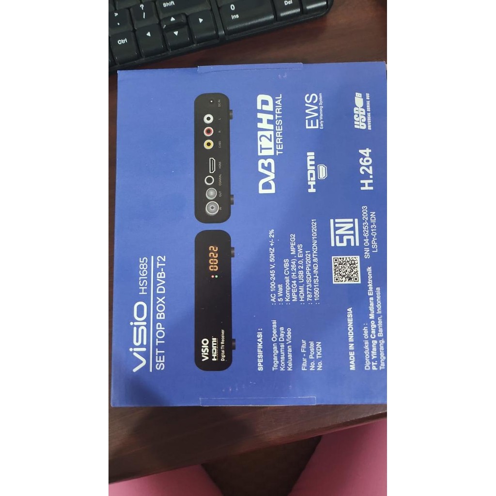 Set Top Box Visio Hs1685 - Original - Asli