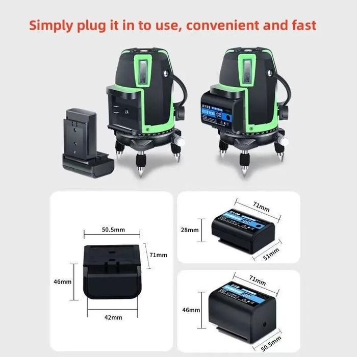 TOP BATERAI LEVEL LASER TAFFWARE HILDA BATTERY LASER LEVELING BATRAI LASER LEVEL 16 LINE 12 LINE