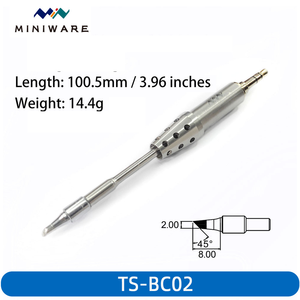 TS1C TS80P Original Replacement Ceramic Heating Core Soldering Iron Tips TS80 Series Audio interface