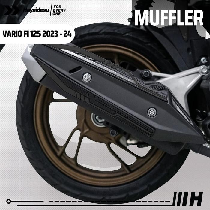 HAYAIDESU VARIO 125 FI 2023 BODY PROTECTOR MUFFLER COVER