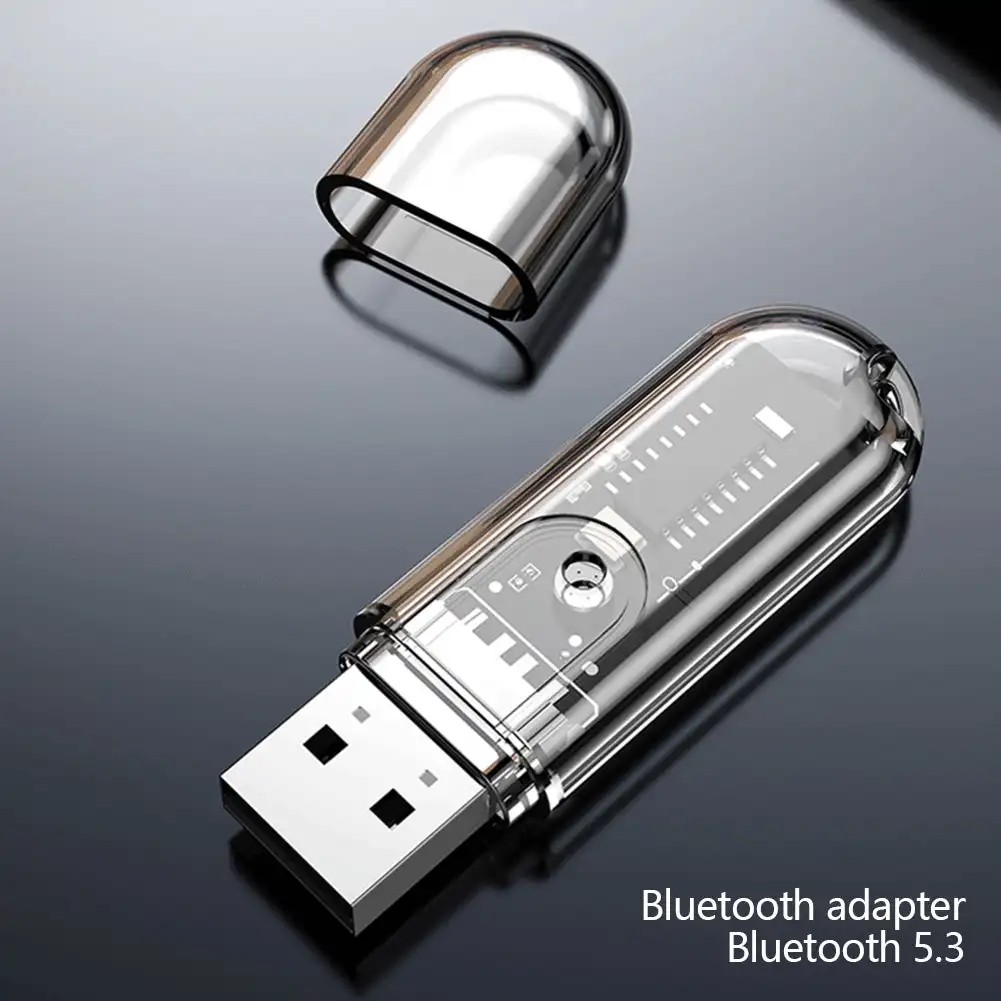 Car Bluetooth 5.3 Usb Receiver Handsfree Call Power Kit Portable Car Speaker Music Receiver
