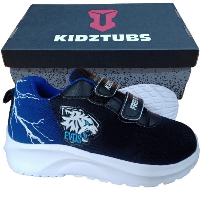 Chibella-KIDZTUBS Sepatu Sekolah Anak Laki Laki Karakter Gaming Free Fire Evos Mobile legends Warna