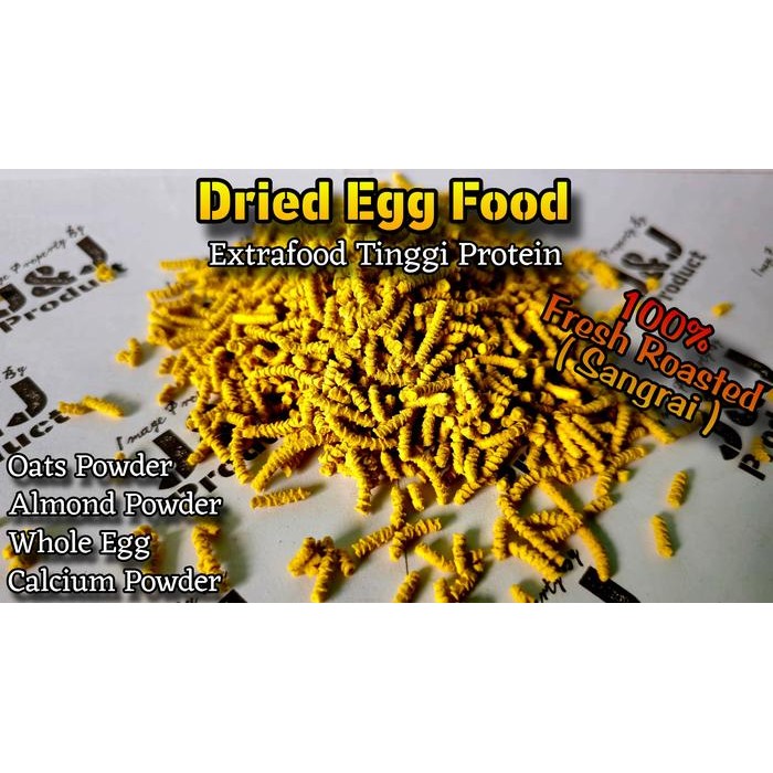 Egg Food Extrafood Makanan Burung Lovebird Canary Finch Conure
