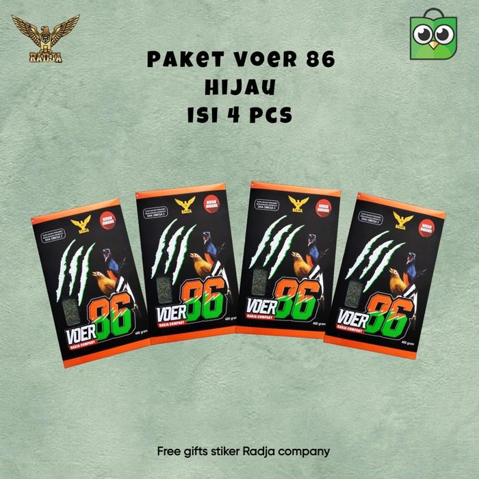 Voer86 Hijau Paket Hemat 4 Pcs