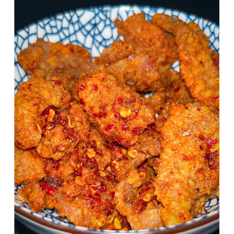 

Kulit Ayam Crispy Pedas Asin Pedas Daun Jeruk 250gr