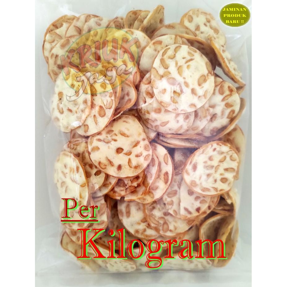 

KERIPIK TEMPE OVEN MINI /TEMPE SAGU... SPESIAL ( CURAH / KILOAN )