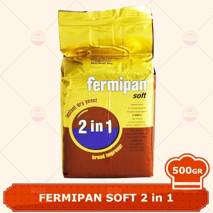 BisaInstan- RAGI DAN BREAD IMPROVER FERMIPAN 2 IN 1 500GR