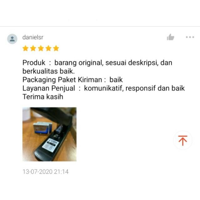 

Stapler Etona 110 jekrek 115 halaman. BONUS ISI 1 BAR!