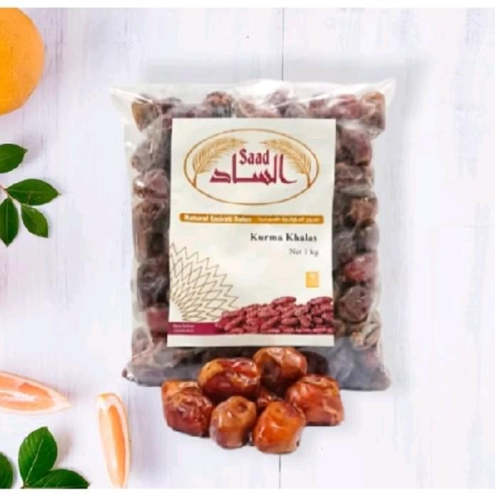

BisaInstan- Kurma Khalas 1 Kg Kurma Saad Kurma Madinah Oleh Oleh Haji Dan Umroh Manis Food Snack