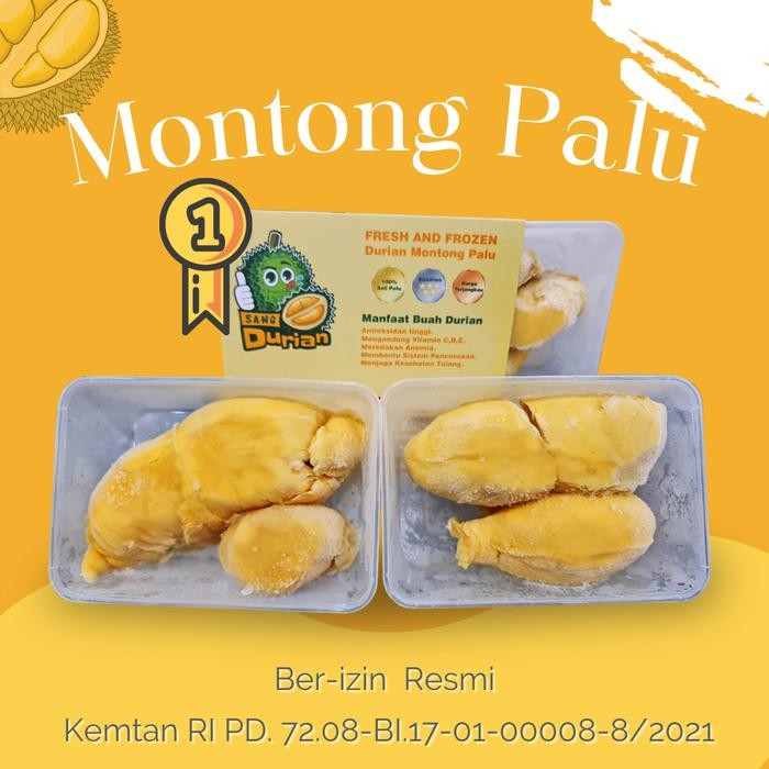 

BisaInstan- Ter Enak Sang Durian Montong Palu / Durian Kupas Monthong Palu 500Gram