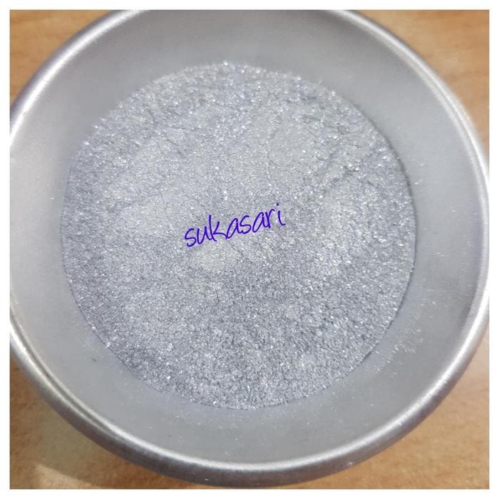 

BisaInstan- Rolkem Lustre Dust Super Silver / repack 5gr pewarna silver bubuk