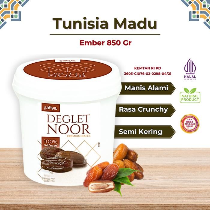 

BisaInstan- Kurma Tunisia Madu Ember 850gr Super Premium Safiya Food