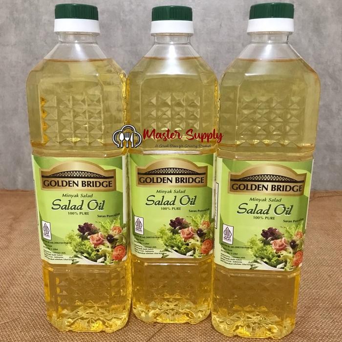 

BisaInstan- GOLDEN BRIDGE SALAD OIL 1L / MINYAK SALAD