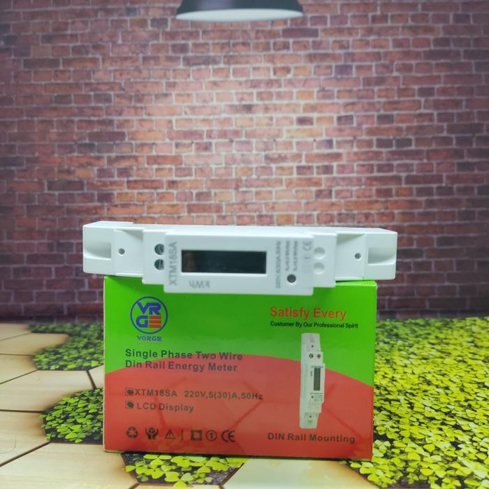 kwh meter XTM18SA 1phase / 1P 5(30A) / kwh meter digital 1 phase fort