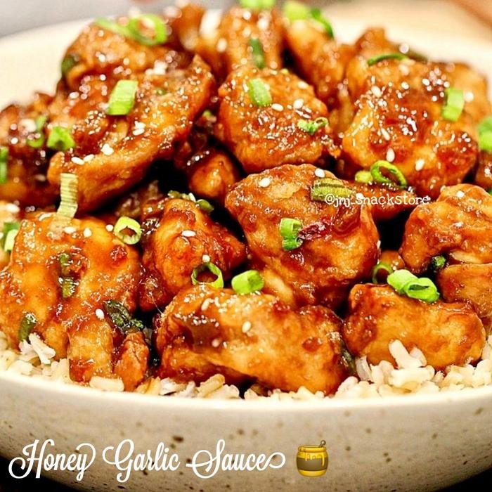 

BisaInstan- honey garlic sauce 250ml / saus bawang madu chicken