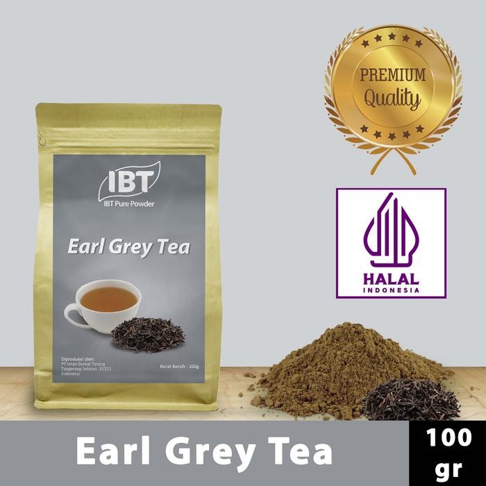 

BisaInstan- Pure Earl Grey Tea Powder Murni Bubuk Import Makanan Kue 100 gr