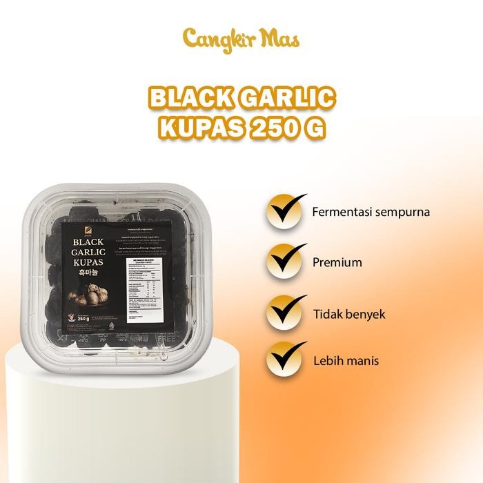 

BisaInstan- Black Garlic (Bawang Hitam) Kupas 250gr