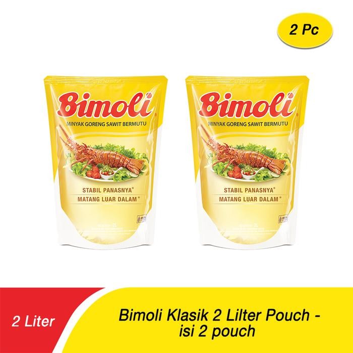 

Kirim,HariYgSama- Bimoli Klasik 2 Liter Pouch - isi 2 pouch
