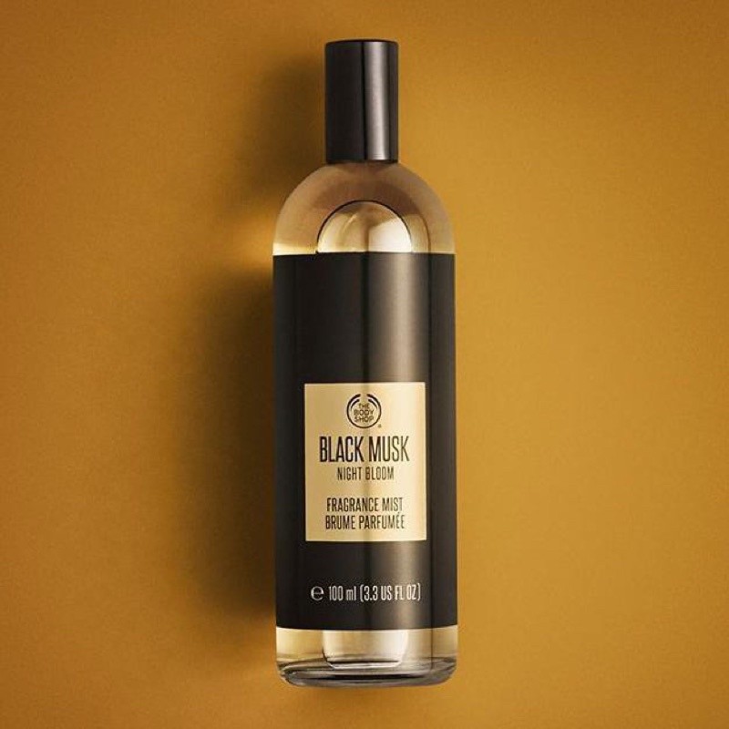 PARFUM ORIGINAL EROPA Body Shop Black Musk Night Bloom (FRAGRANCE MIST / BODY MIST) for women 100ml 