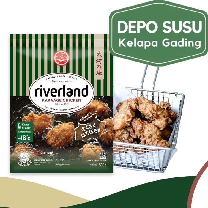 

Kirim,HariYgSama- Riverland Chicken Karage Original / Bonito Ayam 500gr Karaage Frozen