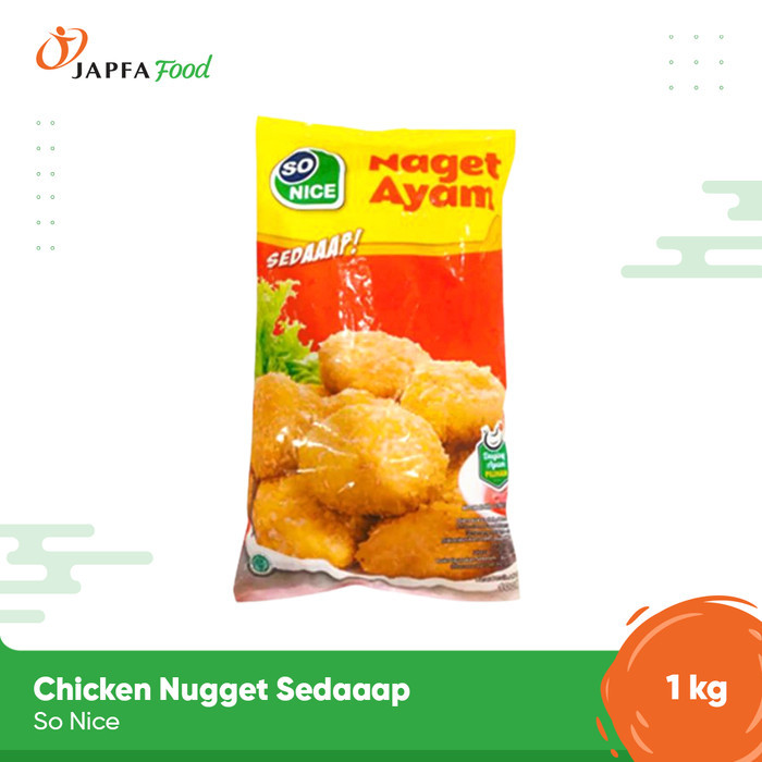 

Kirim,HariYgSama- So Nice Chicken Nugget Sedaaap 1kg