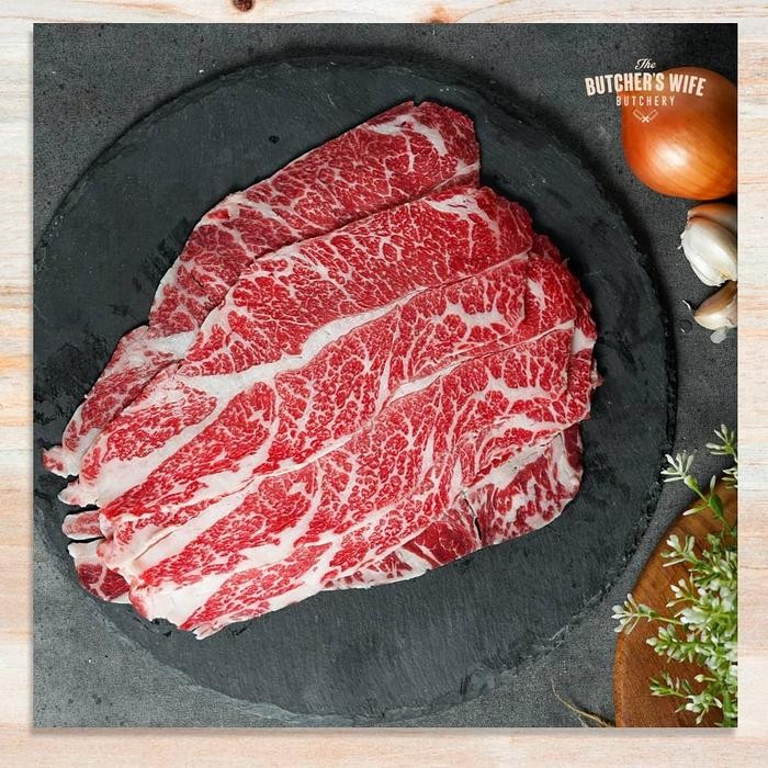 

Kirim,HariYgSama- US SHORTRIB BONELESS PRIME CAB / US BEEF BBQ - KARUBI SLICE -+250GR