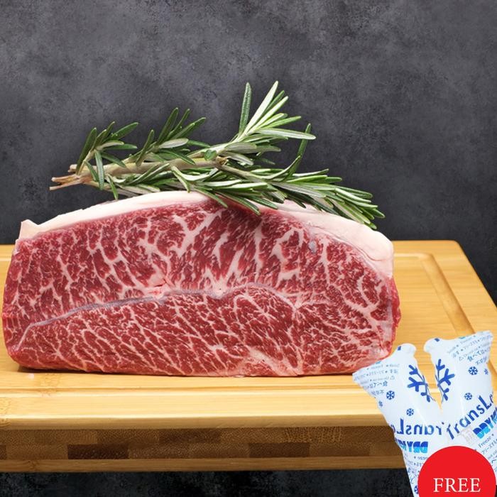 

Kirim,HariYgSama- Japanese Wagyu A5 Beef Picanha Steak Cut 200gr