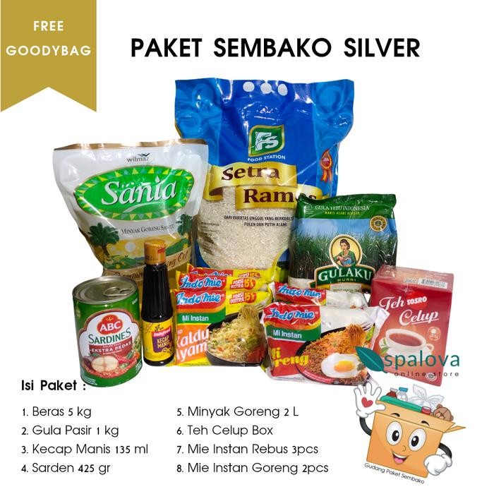 

Kirim,HariYgSama- PAKET SEMBAKO SILVER