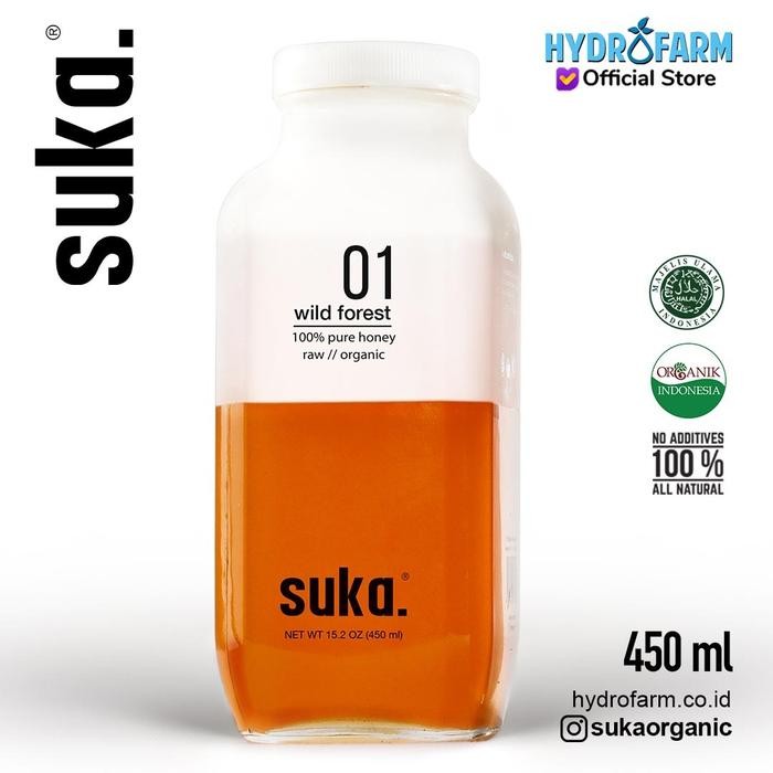

Suka - Wild Forest Honey / Madu Hutan Liar Asli Murni Organik (450ml)