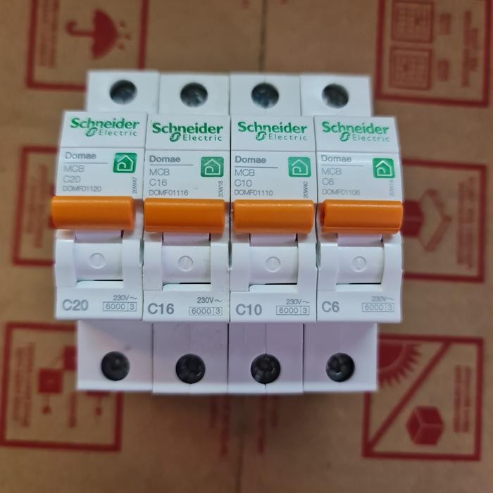 JT READY MCB SCHNEIDER MERLIN GERLIN ASLI 6A, 10A, 16A, 20A