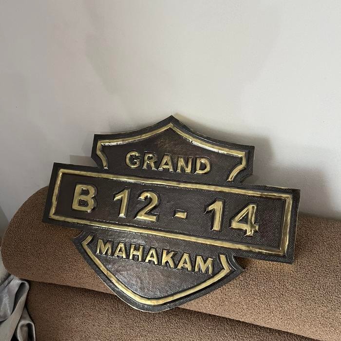 (TOP) CUSTOM PLAT NOMOR RUMAH KUNINGAN