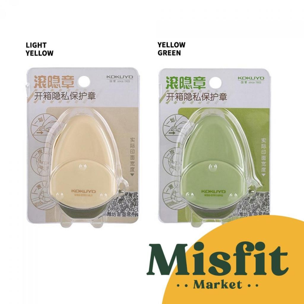 

Kokuyo Confidentiality Seal Roller Stamp Privacy pel Data Resi Penghapus si Paket