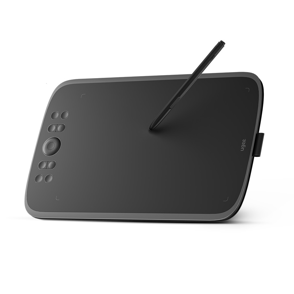 

Ugee M908 Graphics Drawing Tablet 10 Inch 8 Hot Keys Scroll Wheel 16K Levels Pressure Compatible For