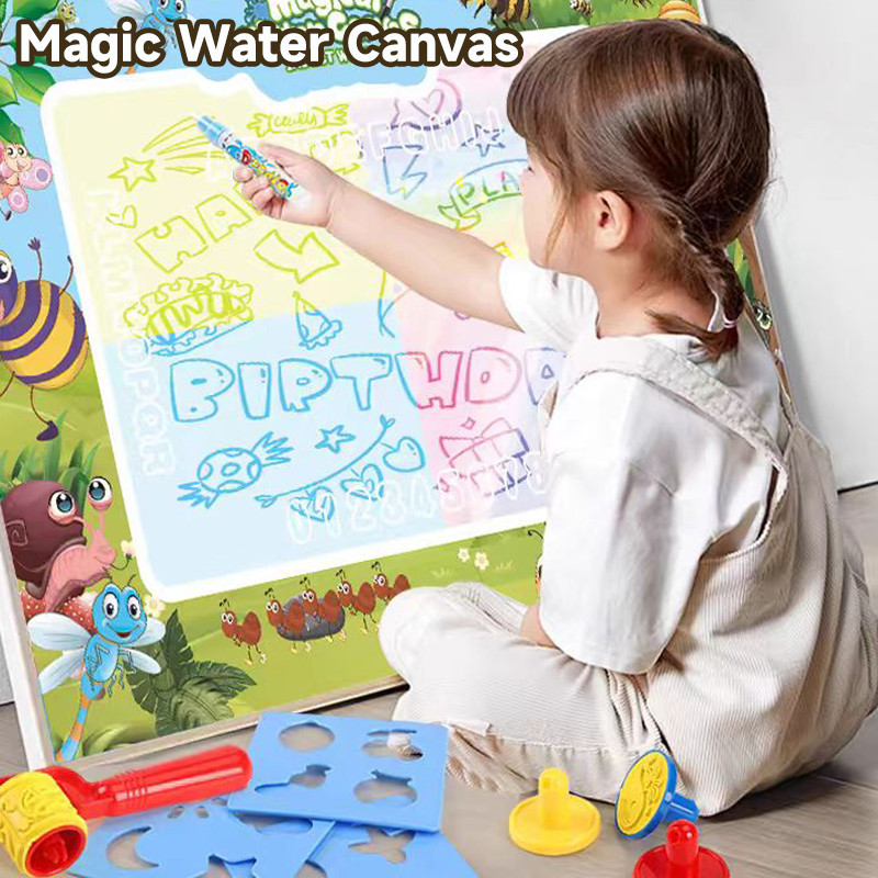 

Kids Coolplay Magic Water Drawing Mat Coloring Doodle With Reusable Magic Pens Montessori Painting