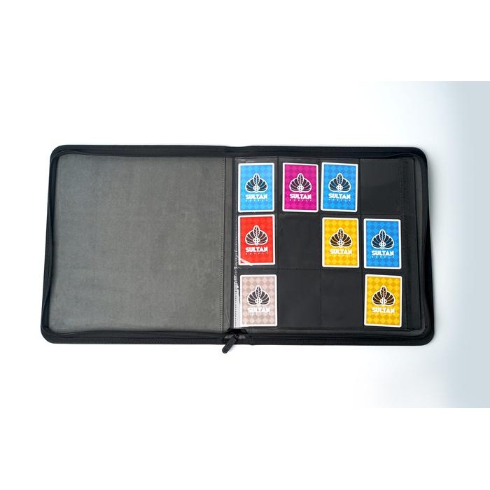 

SULTAN PLAYSET 12 POCKET LEATHER BINDER BLACK - ALBUM KARTU KOLEKSI