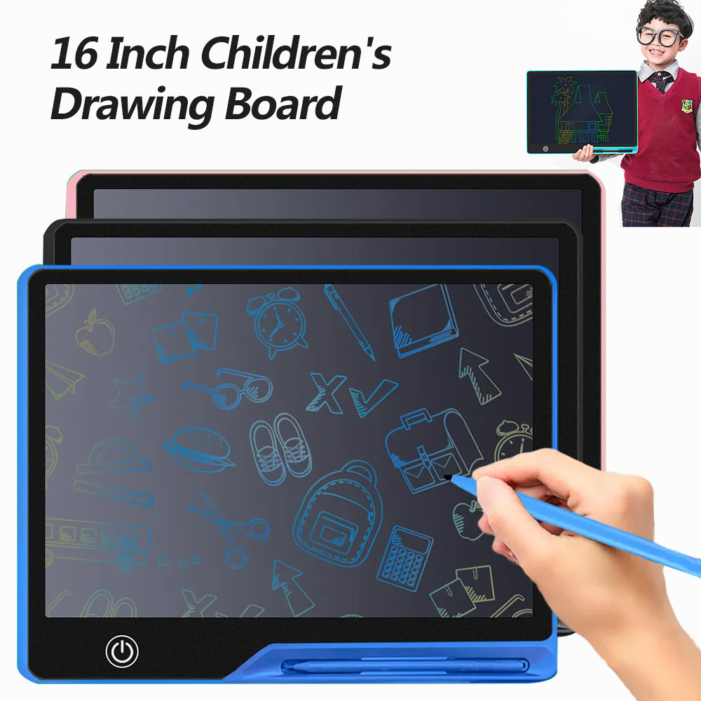 

16Inch Drawing Tablet For Children Educational Toys Usb Charging Doodle Writing Tablet Electron