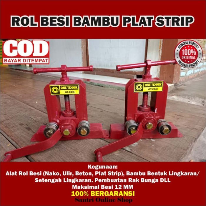 ALAT ROL BESI MANUAL Penekuk Besi Bending Besi Bentuk Lingkaran Alat