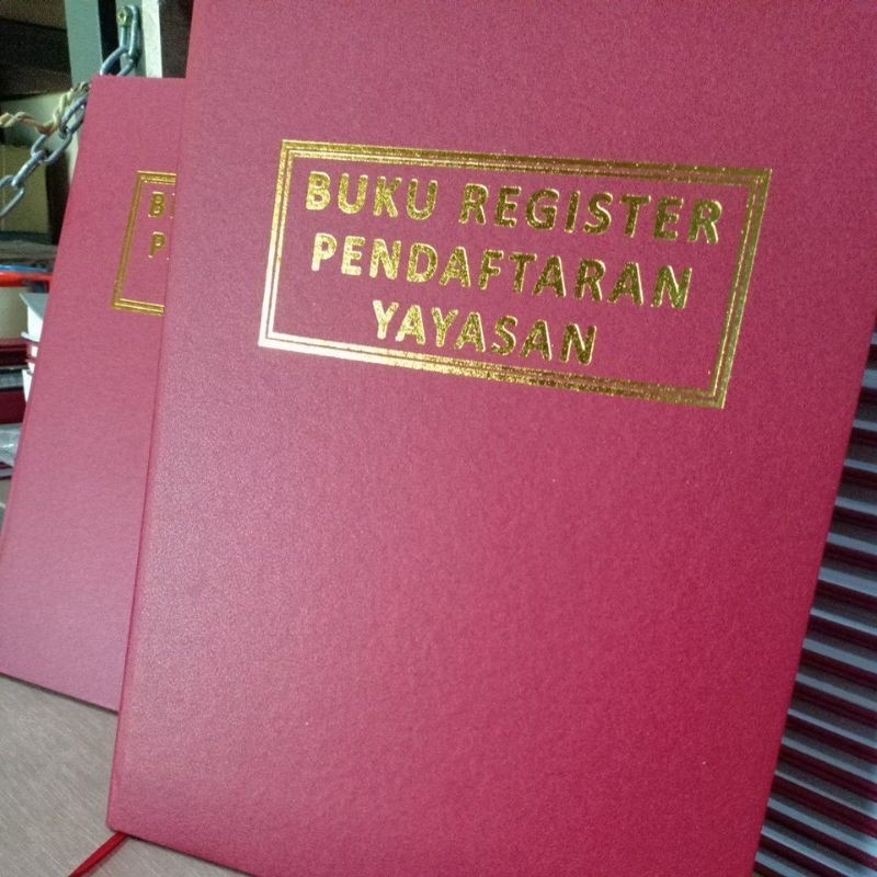 

Buku Register Pendaftaran Yayasan