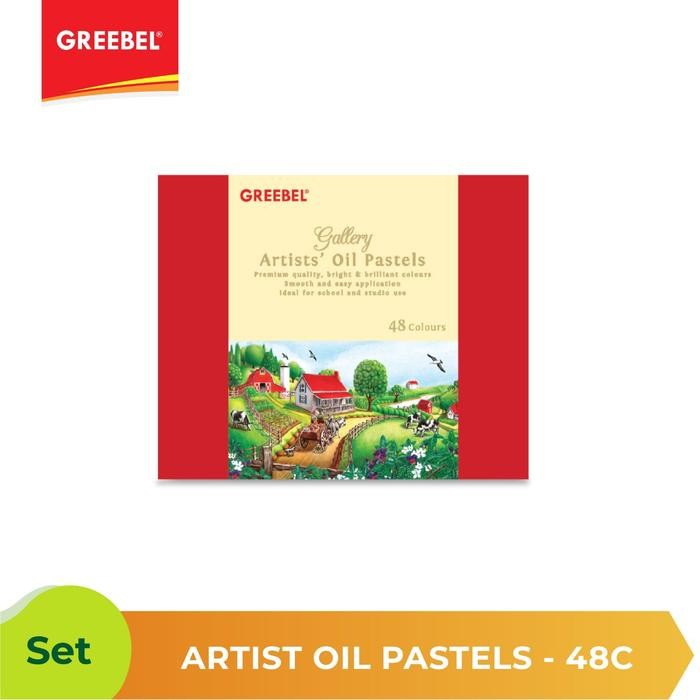 

ready stok greebel artist oil pastel crayon 48c / crayon greebel 48 warna original