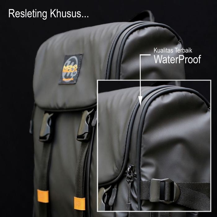 Bazzar Komp Mokamula Genus Pro 2 Tas Ransel Pria Wanita Waterproof Backpack Anti Air Fit In Laptop