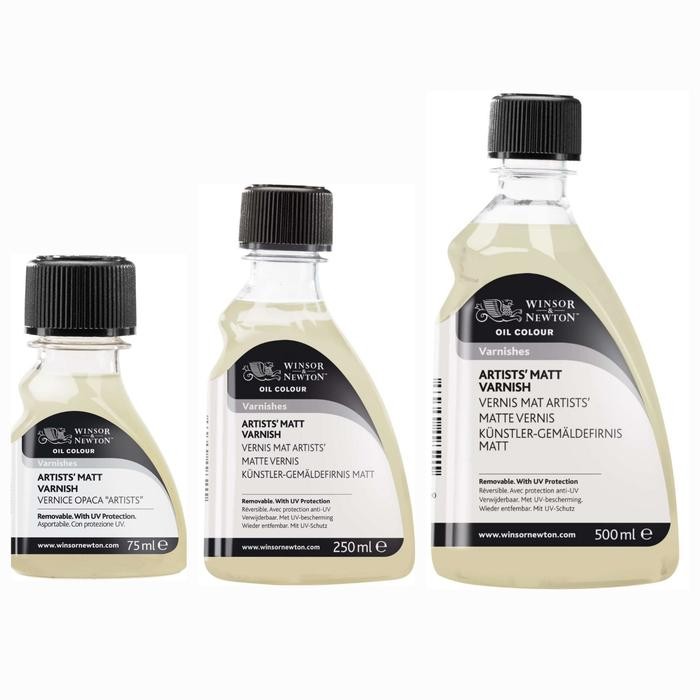 

ready stok artists' matt varnish 75ml winsor & newton original